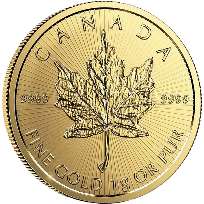 Zlatá investiční mince Maple Leaf 1 g 2020