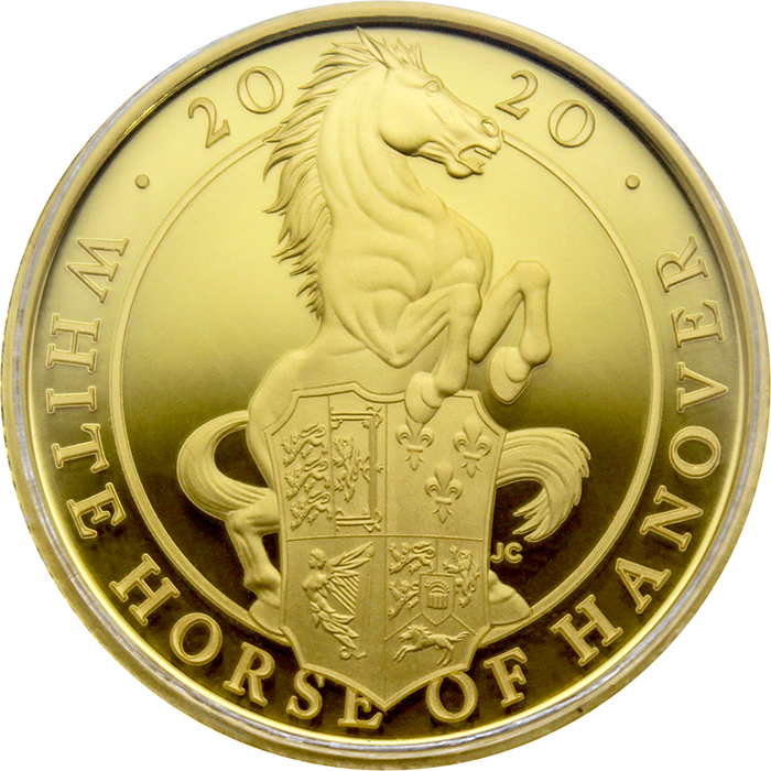 Zlatá minca White Horse of Hanover 1/4 Oz 2020 Proof