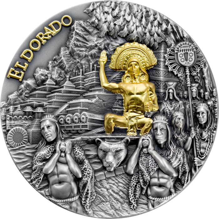 Stříbrná mince El Dorado 2 Oz 2020 Antique Standard