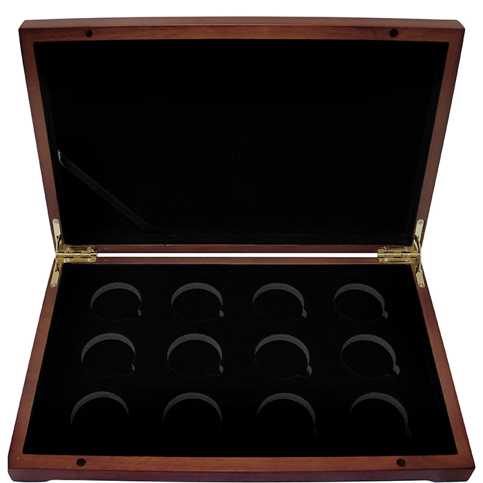 Dřevěná krabička 12 x Au Lunární série III. 2020 - 2031