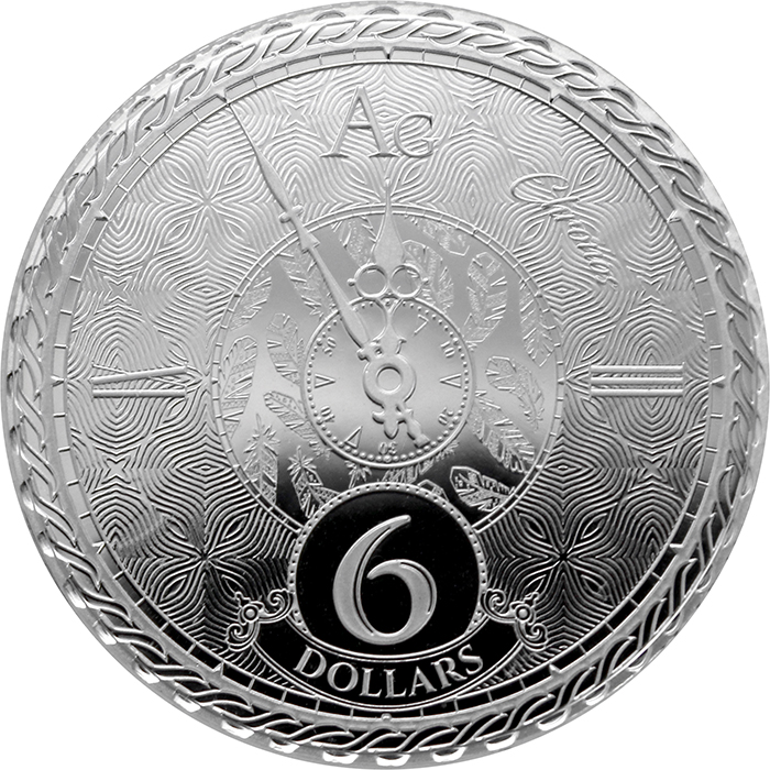 Přední strana Strieborná minca Chronos Tokelau 1 Oz 2020