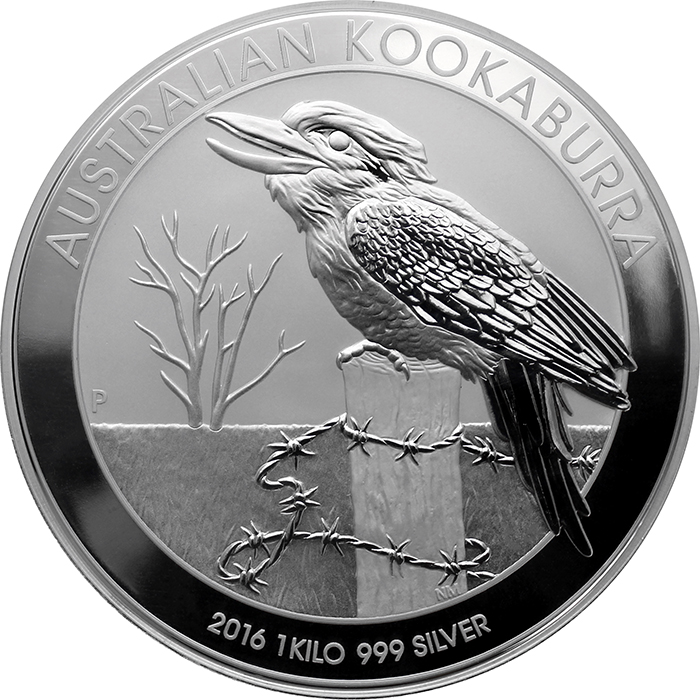 Stříbrná investiční mince Kookaburra Ledňáček 1 Kg 2016