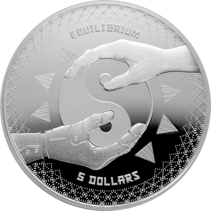 Stříbrná mince Equilibrium Tokelau 1 Oz 2020