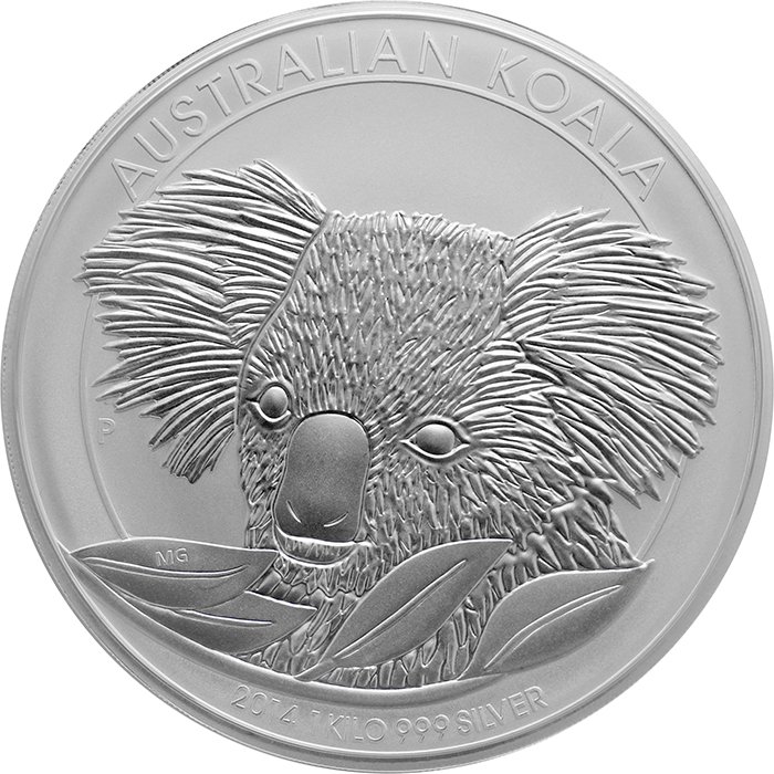 Stříbrná investiční mince Koala 1Kg 2014