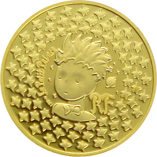 Zlatá minca Malý princ 2021 Proof