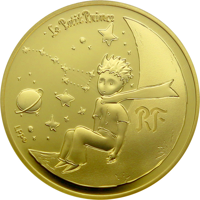 Zlatá minca Malý princ: Mesiac 1/4 Oz 2021 Proof