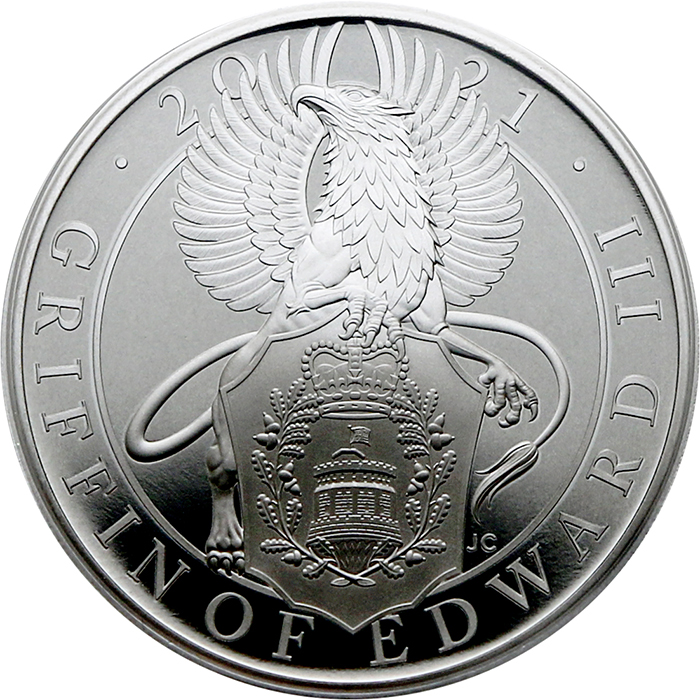Stříbrná mince Griffin of Edward III 1 Oz 2021 Proof