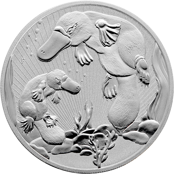 Stříbrná investiční mince Next Generation - Ptakopysk 2 Oz 2021 Piedfort