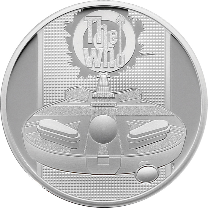 Stříbrná mince Hudební legendy - The Who 1/2 Oz 2021 Proof