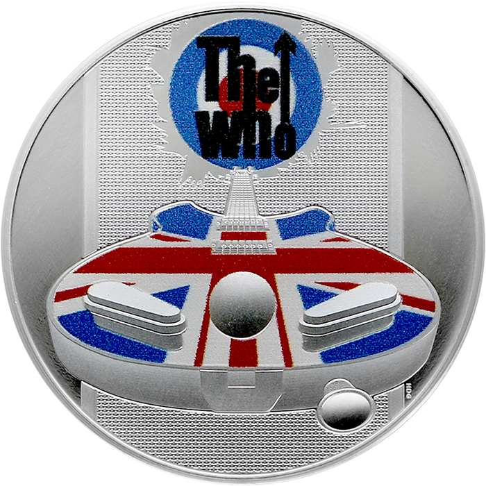 Strieborná minca Hudobné legendy - The Who 1 Oz 2021 Proof