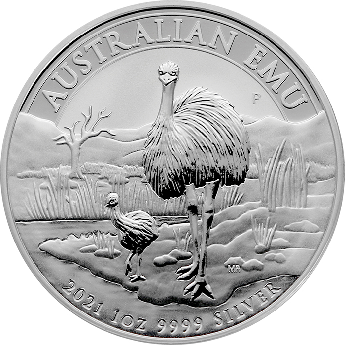 Stříbrná investiční mince Emu 1 Oz 2021