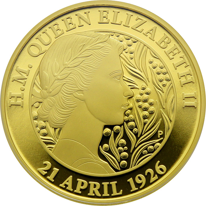 Zlatá minca 2 Oz 95. narodeniny Jej Veličenstva kráľovnej Alžbety II. 2021 Proof
