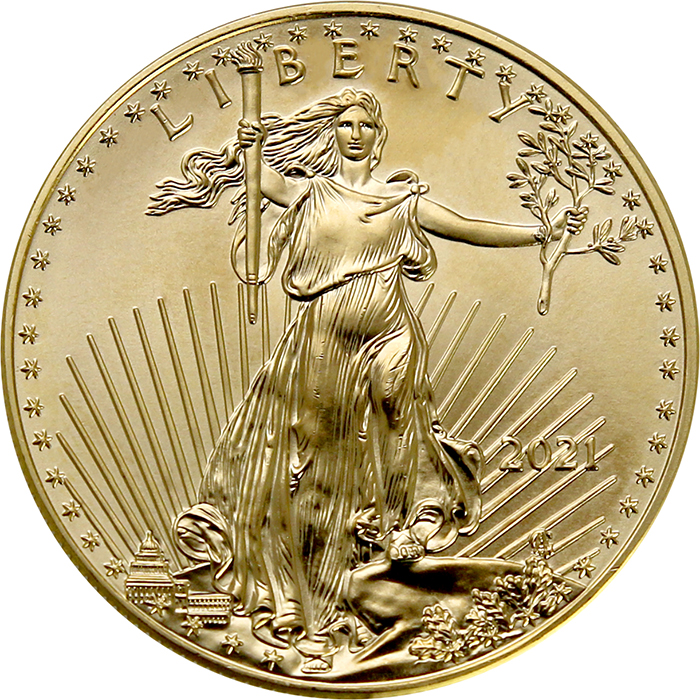 Zlatá investiční mince American Eagle 1 Oz Typ 1