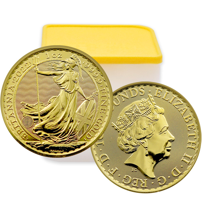 Zlatá investiční mince Britannia 1 Oz (Odběr 10 Ks a více)