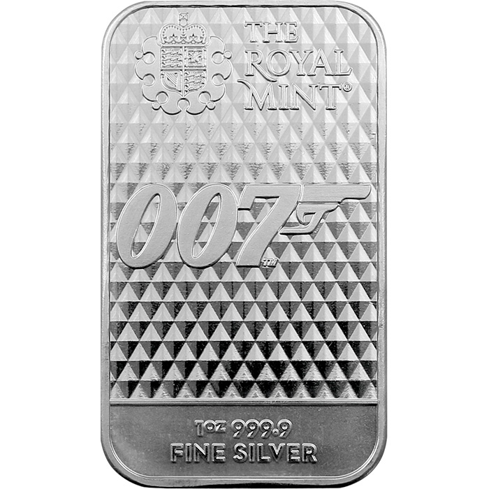 31,1g The Royal Mint - James Bond 007 Diamonds Are Forever Investiční stříbrný slitek