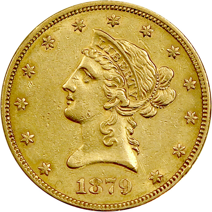 Zlatá mince 10 Dolar American Eagle Liberty Head 1879