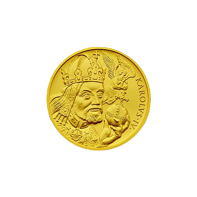 Zlatá medaile 100 Dukát Karel IV. 2007 Standard