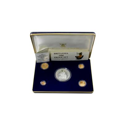 Britannia Prestižní sada zlatých mincí 1988 Proof