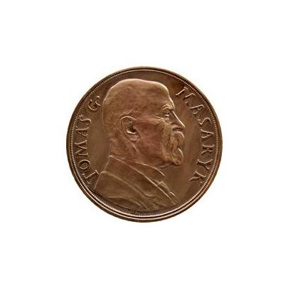 Bronzová medaile T.G. Masaryk 85. narozeniny 1935