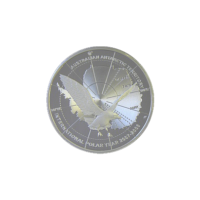 Stříbrná mince Chaluha Polární rok 2008 $5