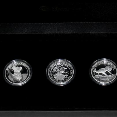 Australian High Relief Collection Sada stříbrných mincí 2015 Proof