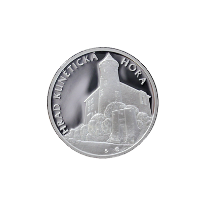 Stříbrná medaile Hrad Kunětická hora 2012 Proof
