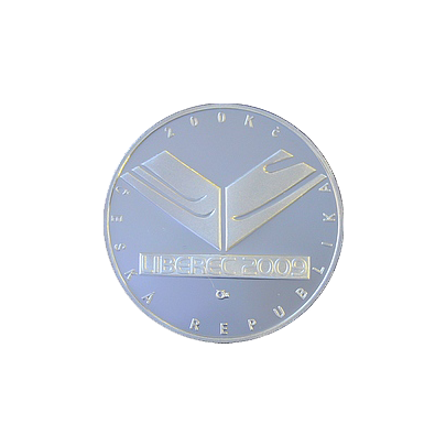 Stříbrná mince 200 Kč MS v lyžování - Liberec 2009 Standard