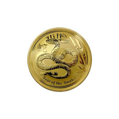 Zlatá investičná minca Year of the Snake Rok Hada Lunárny1 Kg 2013