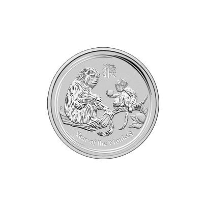 Stříbrná investiční mince Year of the Monkey Rok Opice Lunární 10 Kg 2016
