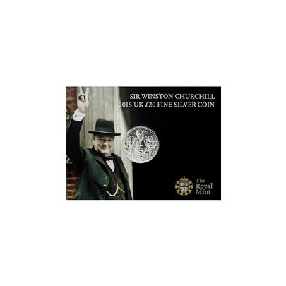 Stříbrná mince Sir Winston Churchill 2015 Standard