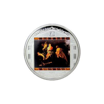 Strieborná minca 3 Oz Útek do Egypta Peter Paul Rubens 2012 Kryštály Proof