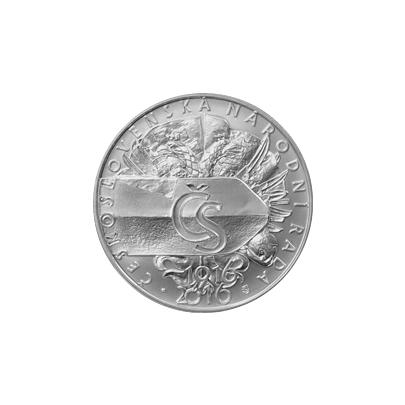Stříbrná mince 500 Kč Vznik Československé národní rady 100. výročí 2016 Standard