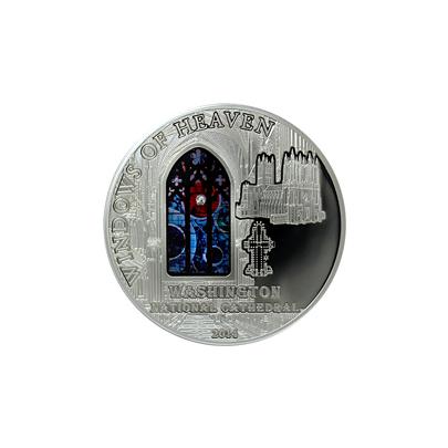 Strieborná minca Katedrála sv. Petra a Pavla Okno do vesmíru 2014 Meteorit Proof