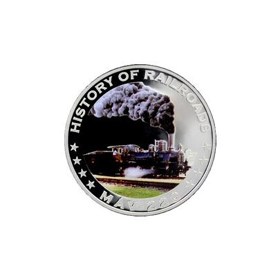 Stříbrná mince kolorovaný MAV - 220 History of Railroads 2011 Proof