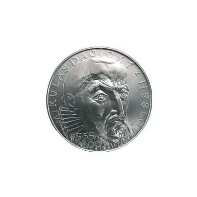 Stříbrná mince 200 Kč Mikuláš Dačický z Heslova 450. výročí narození 2005 Standard