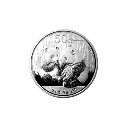 Stříbrná mince 5 Oz Čínská Panda 2009 Proof