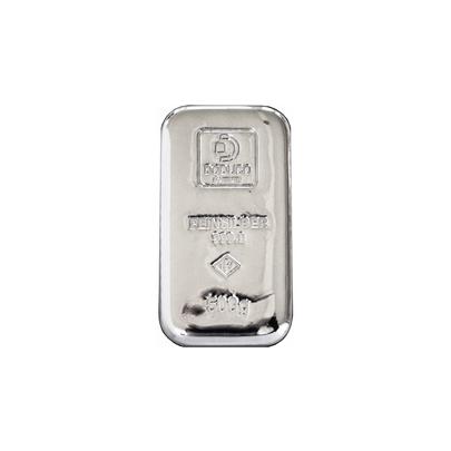 500g Doduco/LEV Investiční stříbrný slitek (.9999)