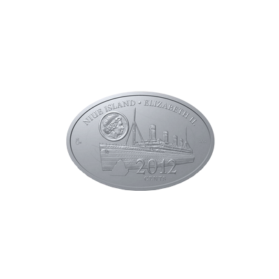 Přední strana Mimořádná ražba - 100 let od zkázy Titanicu Stříbrná investiční mince 2012 Proof