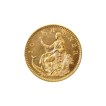 Zlatá mince 10 Koruna Kristián IX. 1900