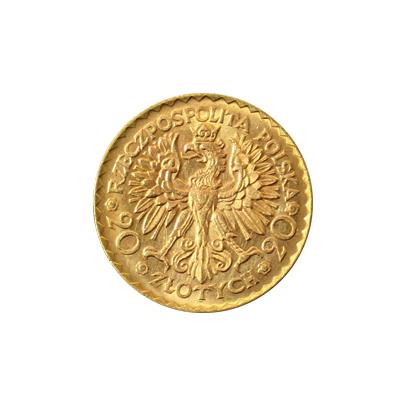 Zlatá mince 20 Zlotý Boleslav Chrabrý 900. výročí 1925