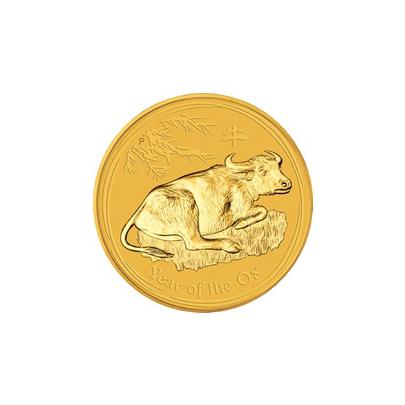 Zlatá investiční mince Year of the Ox Rok Buvola Lunární 1 Kg 2009