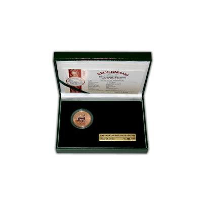 Přední strana Zlatá mince Krugerrand 1 Oz "Brilliant Edition" 2005 Diamant Standard