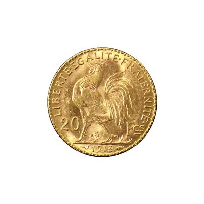 Zlatá mince 20 Frank Marianne Kohout 1913