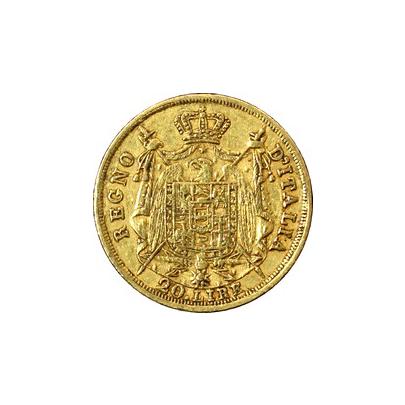 Zlatá mince 20 Lira Napoleon Bonaparte 1808