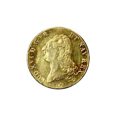 Zlatá minca 2 Louis d´Or Ludvík XVI. 1786 W
