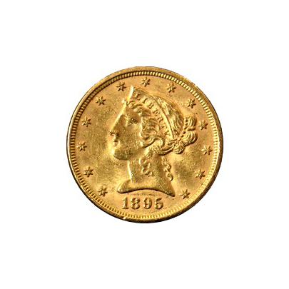 Zlatá mince 5 Dolar American Eagle Liberty Head 1895