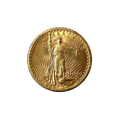 Zlatá mince American Double Eagle 1907