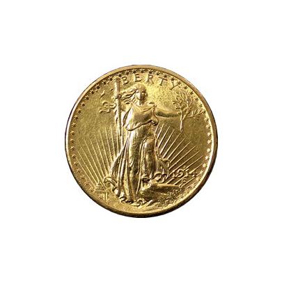 Zlatá mince American Double Eagle 1914