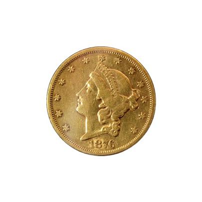 Zlatá mince American Double Eagle Liberty Head 1876