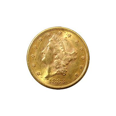 Zlatá minca American Double Eagle Liberty Head 1883